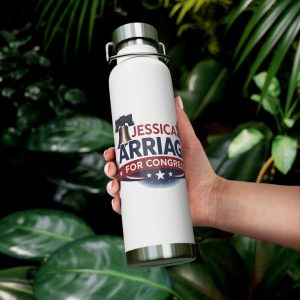 22oz Copper Vacuum Bottle — 'Jessica Arriaga for Congress' Campaign Water Bottle